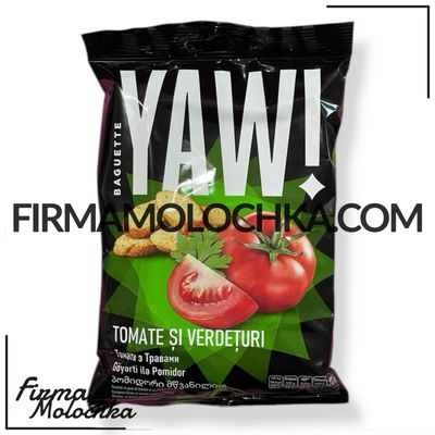 Сухарики багети зі смаком томатів з травами 50грам ТМ YAW (32шт/ящ)