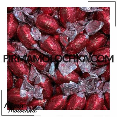 Шоколадні цукерки ЧЕРВОНІ з нугою (вагові) (10кг/ящ)