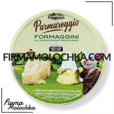 ПОРЦІЙНИЙ сир МИШКА з ПАРМЕЗАНОМ 140грам ТМ Gran Terre (12шт/ящ)