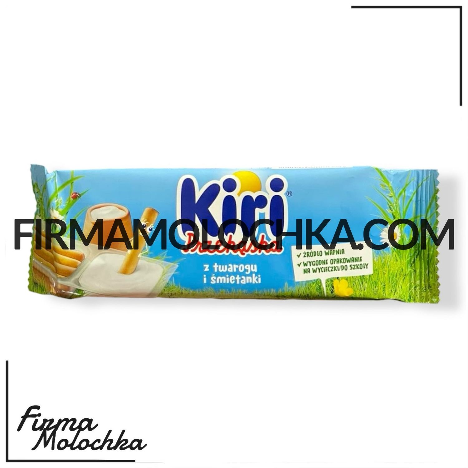 Плавлений сир з хлібними паличками 35грам ТМ КІРІ (20шт/ящ)