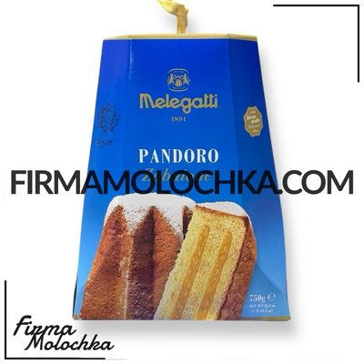 Панетон ПАНДОРО з італійським кремом сабайон 750грам ТМ Melegatti (12шт/ящ)