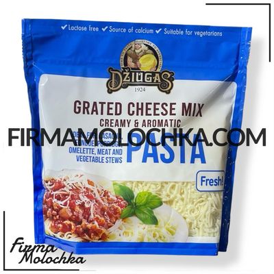 Мікс тертих сирів ДЖУГАС для ПАСТИ 40% 200грам (8шт/ящ) (Литва)