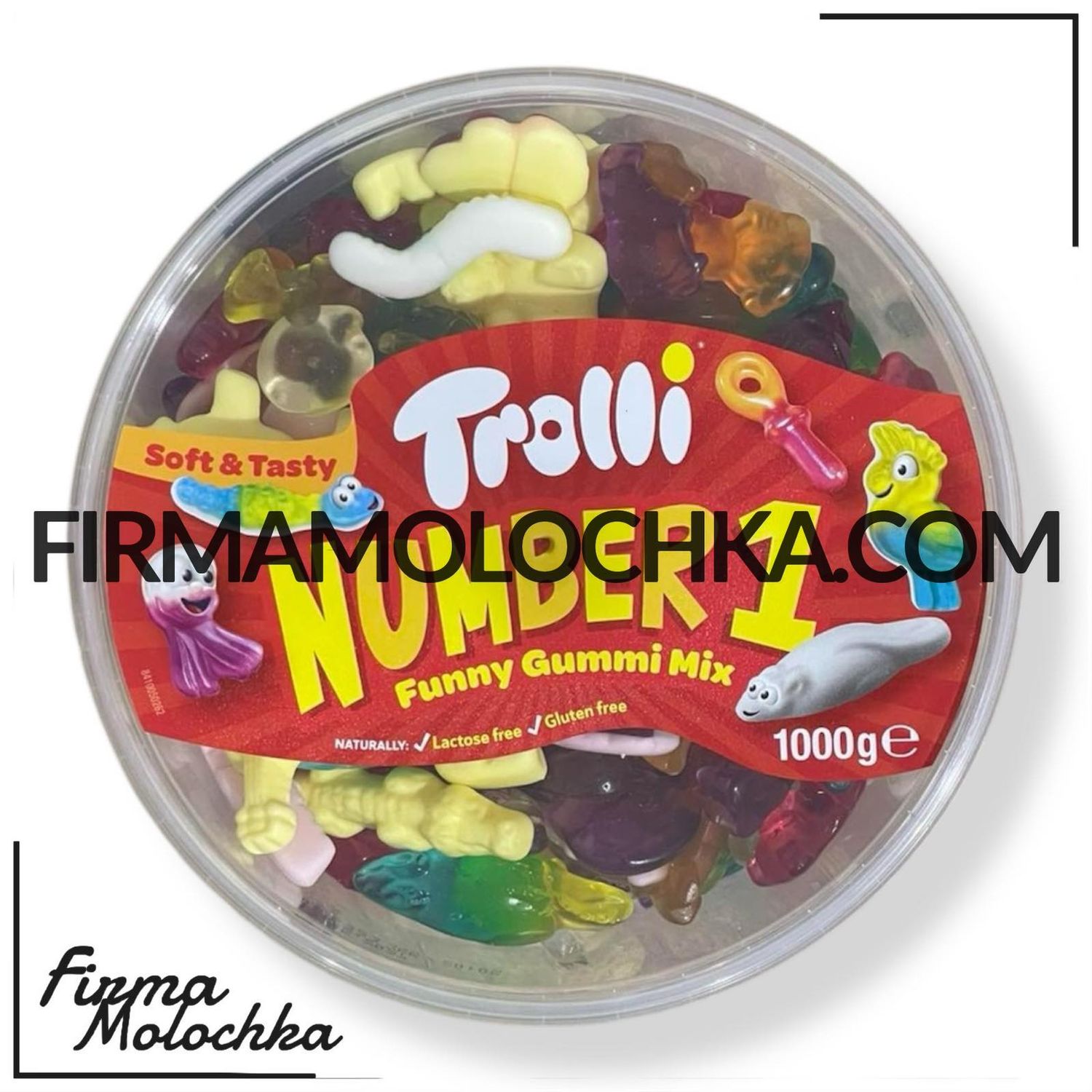 Желейки МІКС 1кг ТМ ТРОЛЛІ (6шт/яш)