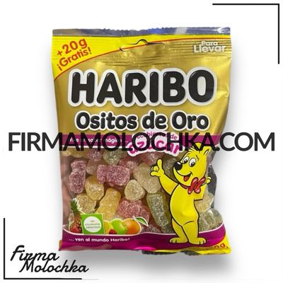 Желейки В ЦУКРІ OSITOS DE ORO 120грам ТМ Харібо (18шт/ящ)