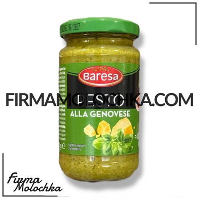 ЗЕЛЕНИЙ соус песто 190грам ТМ БАРЕСА (12шт/ящ)