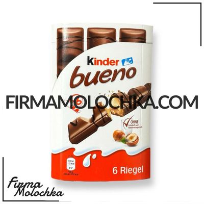 КОРОБКА кіндер БУЕНО (6*21,5грам) 129грам ТМ Кіндер (29шт/ящ)