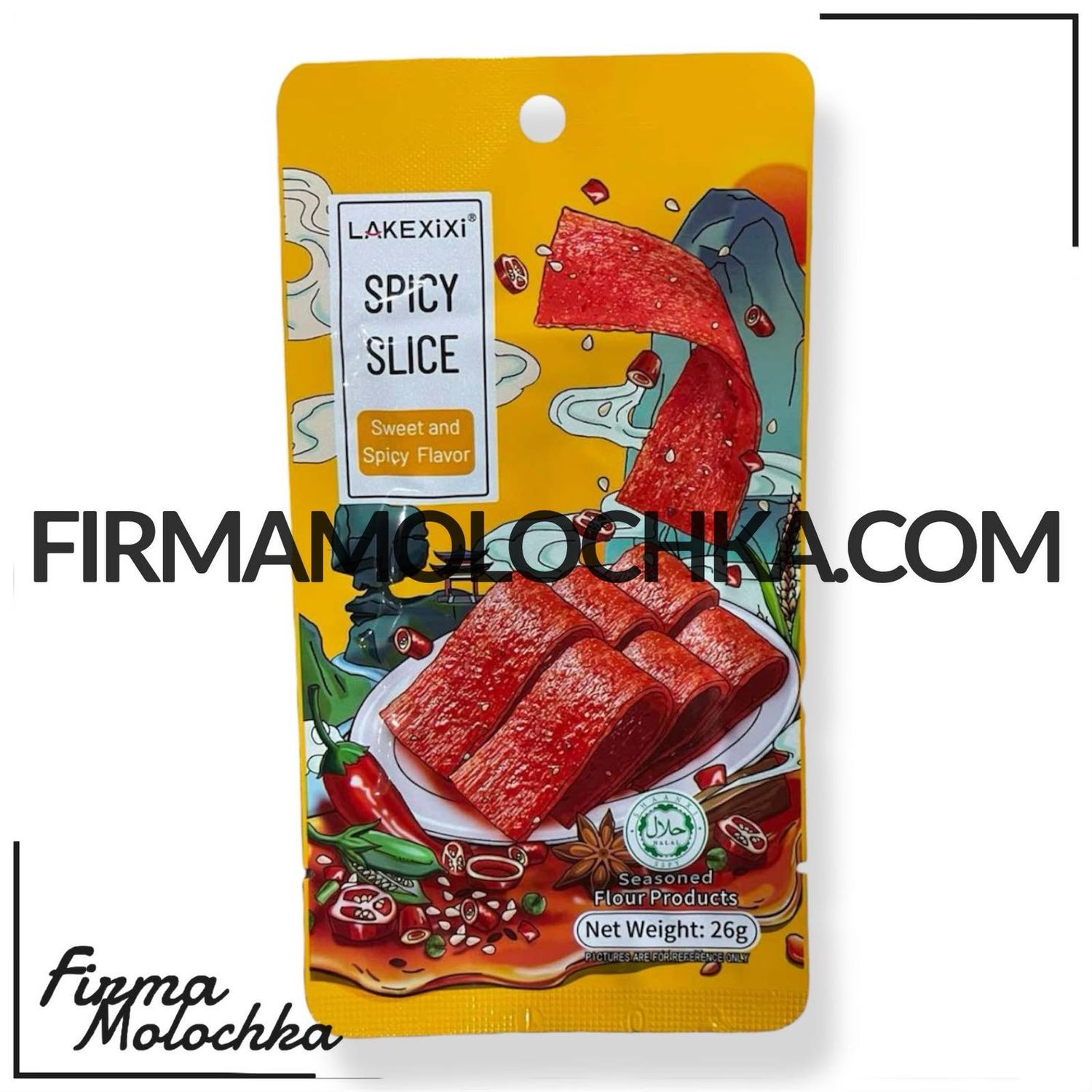 ЛА ТЯО слайси СОЛОДКО-ГОСТРІ (ЖОВТІ)  26грам (30шт/ящ)