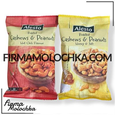 Кеш'ю в АСОРТИМЕНТІ 200грам ТМ Алесто (30шт/ящ)