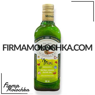 Оливкова олія МІНІ БІО 500мл ТМ Моніні (6шт/ящ)