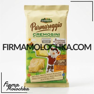 ПЛАВЛЕНИЙ сир МИШКА з ПАРМЕЗАНОМ (2*62,5грам) 125грам ТМ Gran Terre (12шт/ящ)