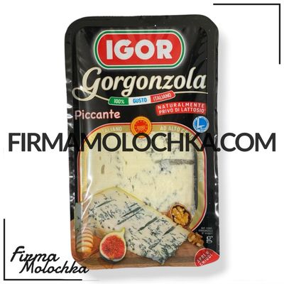 ФАСОВАНИЙ сир горгонзола ПІКАНТЕ 150грам ТМ IGOR (8шт/ящ)