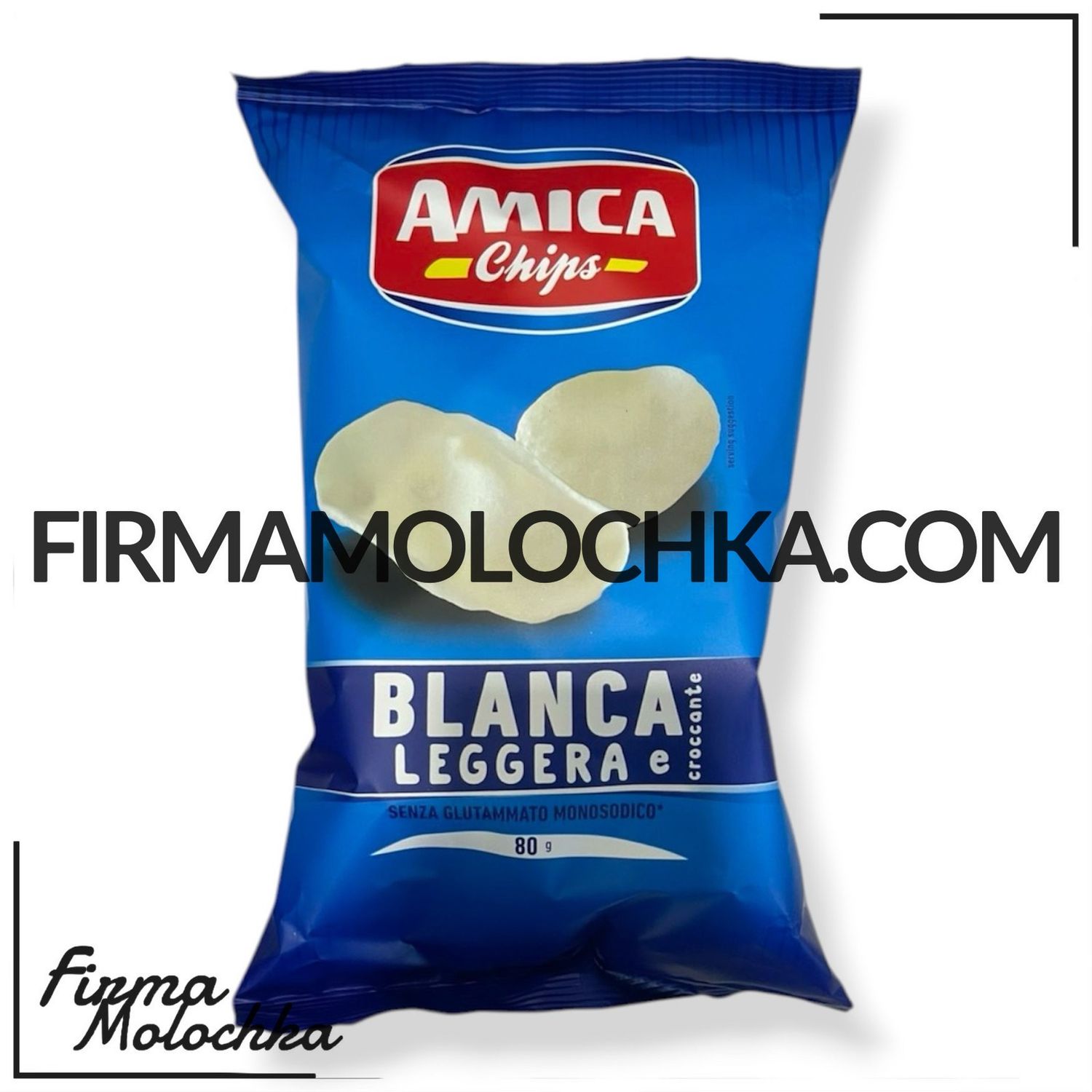 Чіпси зі смаком BLANKA 80грам ТМ Аміка (22шт/ящ)