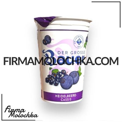 Йогурт зі смаком чорниця-смородина 250грам ТМ Баер (20шт/ящ)