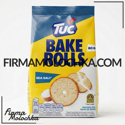 Грінки бейк ролс зі смаком МОРСЬКОЇ СОЛІ 80грам ТМ Тук (15шт/ящ)