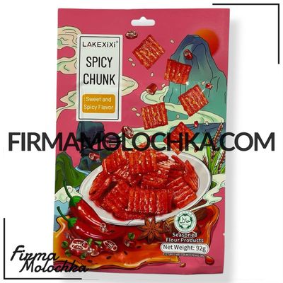 Великі снеки ЛА ТЯО SPICY CHUNK 92грами (25шт/ящ)