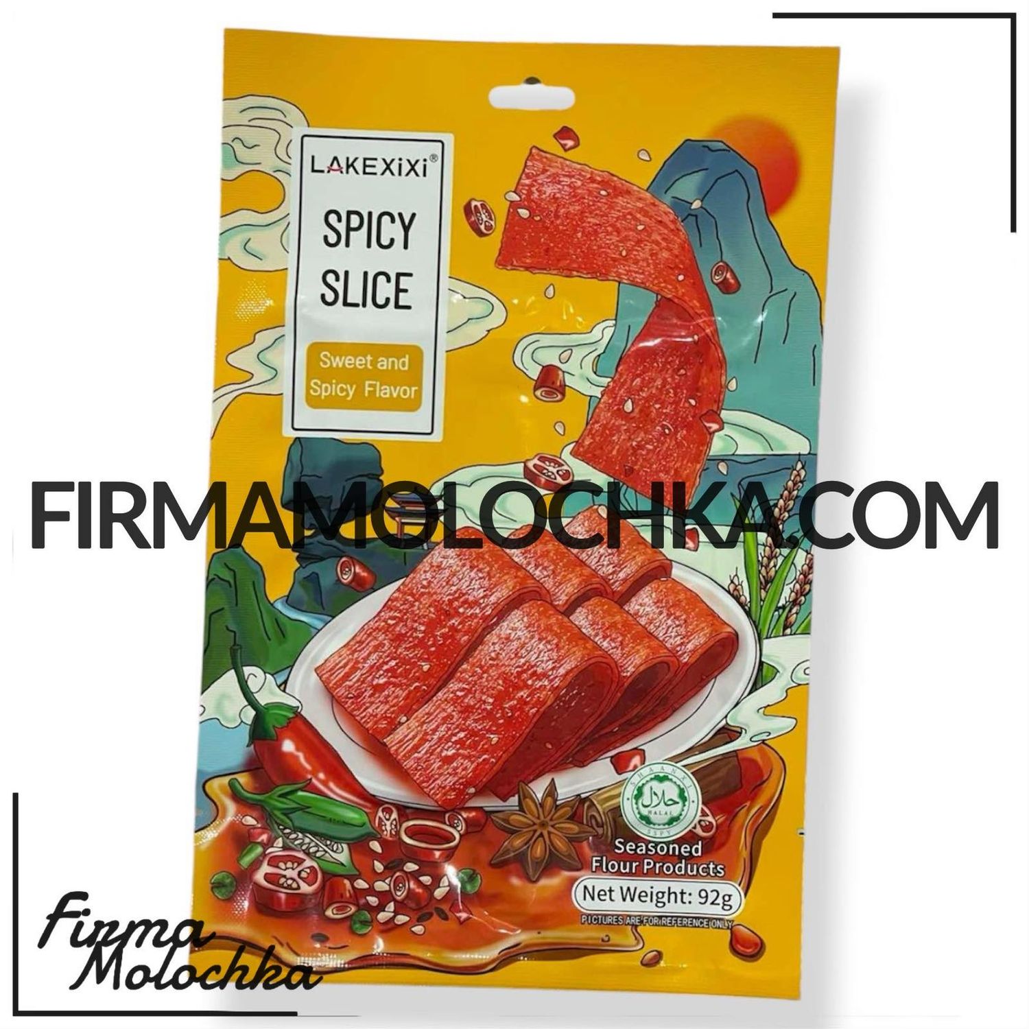 Великі снеки ЛА ТЯО SPICY SLICE 92грами (25шт/ящ)