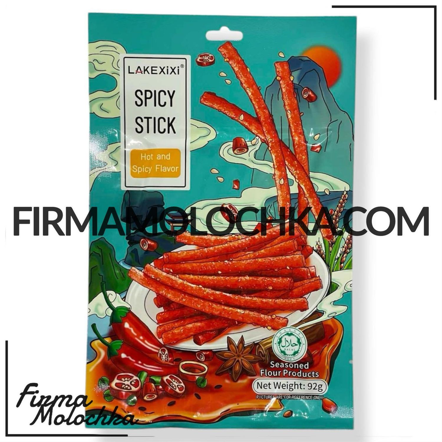 Великі снеки ЛА ТЯО SPICY STICK 92грами (25шт/ящ)