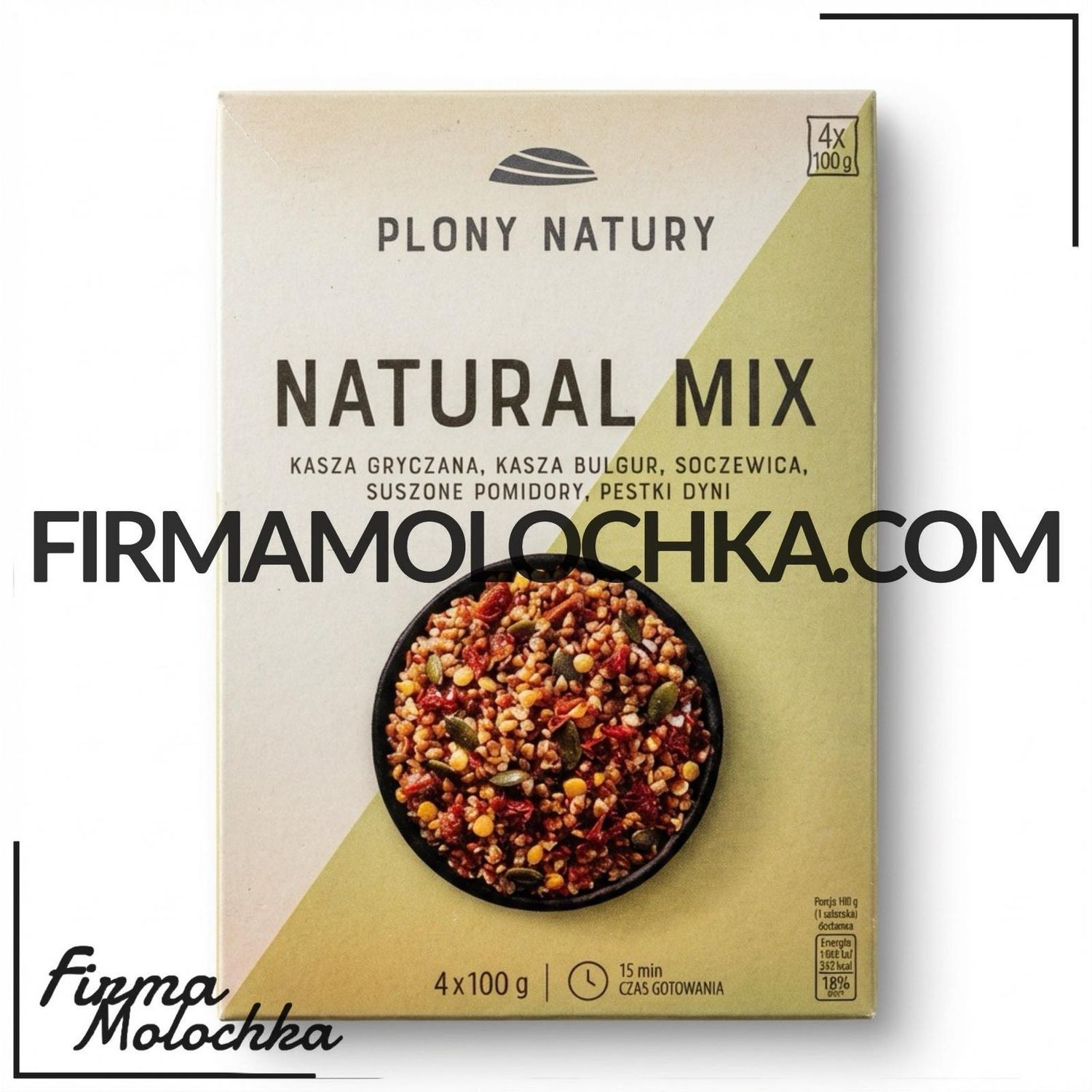 Каша МІКС (4*100грам) 400грам ТМ Plony Natury (12шт/ящ)
