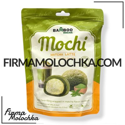 Моті зі смаком МАТЧА-ЛАТТЕ 180грам ТМ Bamboo House (20шт/ящ) Моті зі смаком МАТЧА-ЛАТТЕ 180грам ТМ Bamboo House (20шт/ящ)