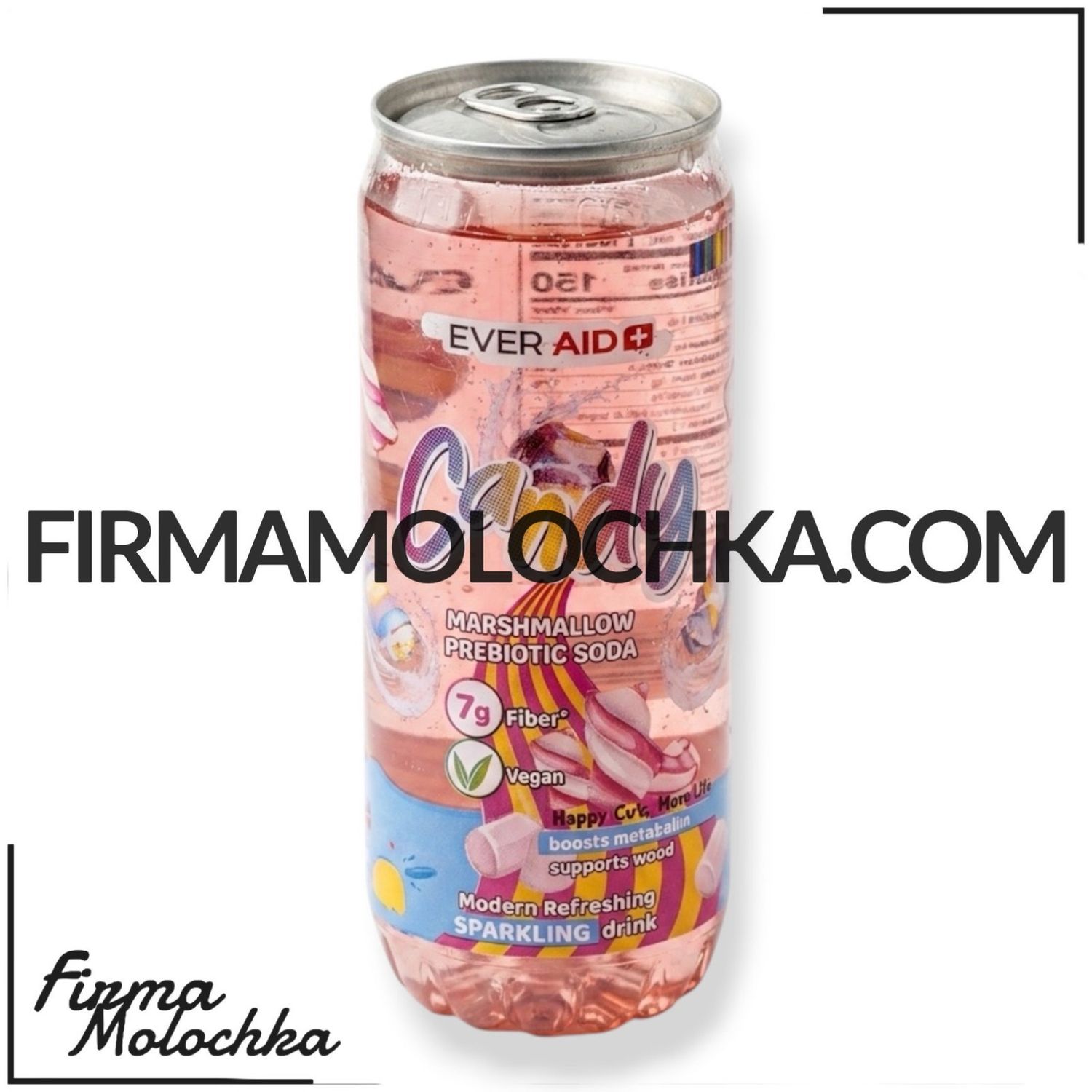Пребіотик сода CANDY зі смаком МАРШМЕЛОУ 330мл ТМ Ever Aid (12шт/ящ)