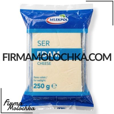Сир Едам (фасований) 250г ТМ Млекпол (18шт/ящ)
