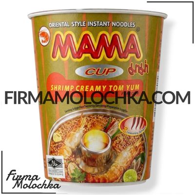 MAMA Локшина зі смаком Креветки Том Ям в СТАКАНЧИКУ 70грам (12шт/ящ)