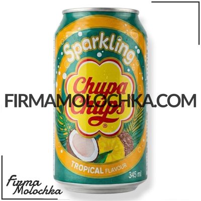 Напій зі смаком ТРОПІЧНИХ ФРУКТІВ (Tropical) 345мл ТМ ЧУПА ЧУПС (24шт/ящ)