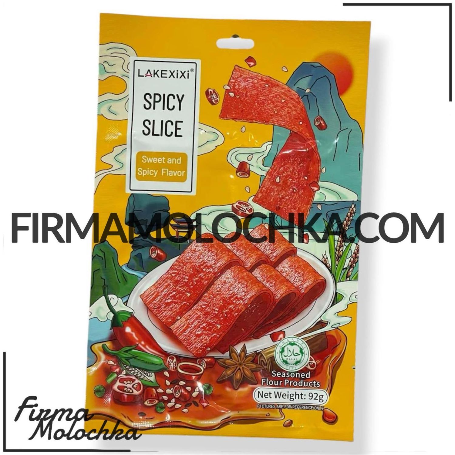 Великі снеки ЛА ТЯО SPICY SLICE 92грами (25шт/ящ)