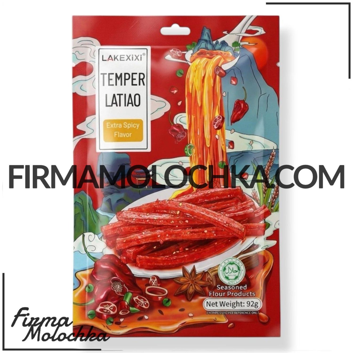 Великі снеки ЛА ТЯО TEMPER LATIAO 92грами (25шт/ящ)