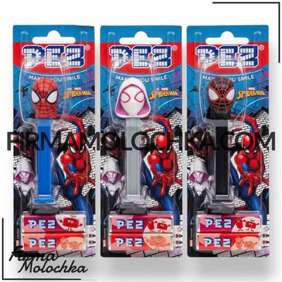 Іграшка СПАЙДЕРМЕН з цукерками ТМ PEZ (12шт/ящ)