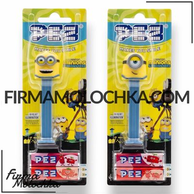 Іграшка МІНЬЙОНИ з цукерками ТМ PEZ (12шт/ящ)