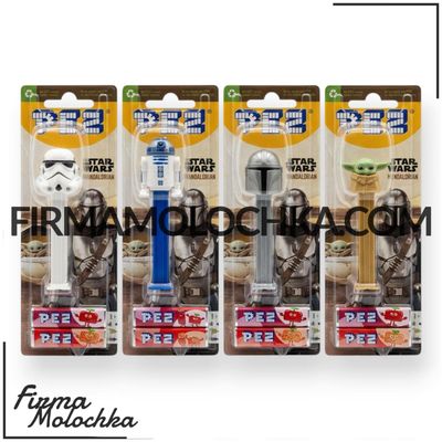 Іграшка ЗОРЯНІ ВІЙНИ з цукерками ТМ PEZ (12шт/ящ)