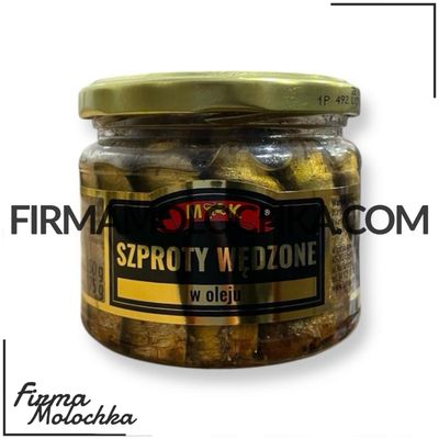 КОЛЬОРОВА КРИШКА Шпроти в олії (скло) 250грам ТМ МК (12шт/ящ)