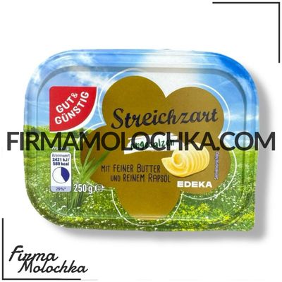 Масло НЕСОЛОНЕ (лоток) 250грам ТМ ЕДЕКА (12шт/ящ)