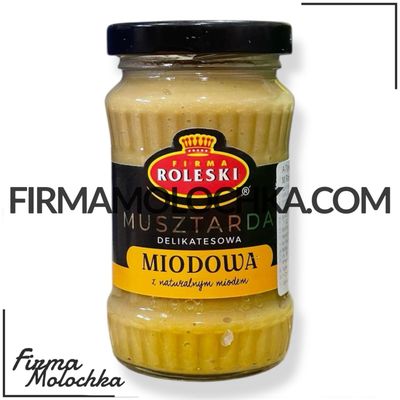 Гірчиця МЕДОВА (скло) 175грам ТМ Ролескі (10шт/ящ)