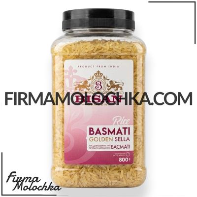 Рис БАСМАТІ Golden Sella 800грам ТМ БІСАН (6шт/ящ)
