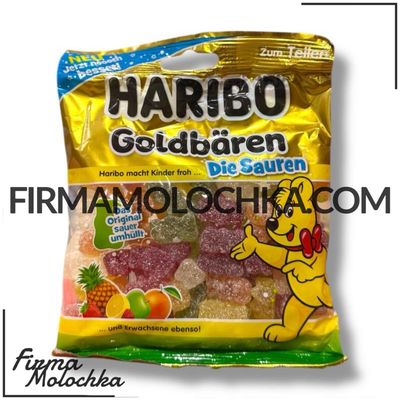 Желейки GOLDBÄREN SAURE 175грам ТМ Харібо (18шт/ящ)
