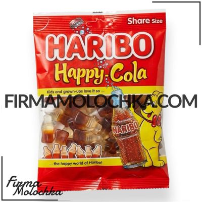 Желейки HAPPY COLA 200грам ТМ Харібо (30шт/ящ)