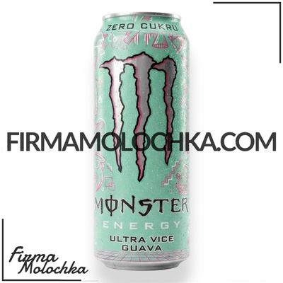 ЛІМІТОВАНИЙ енергетичний напій МОНСТР Ultra Vice Guava 500мл (12шт/ящ)