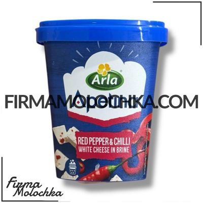 Фета АПЕТІНА з червоним перцем та чилі 410/200грамТМ Арла (6шт/ящ)