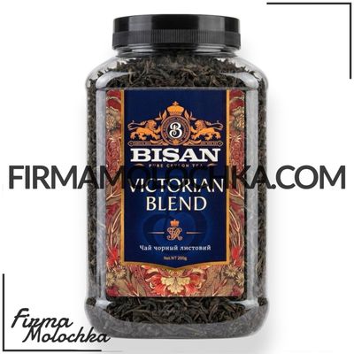 Чай VICTORIAN BLEND (банка) 200грам ТМ БІСАН (6шт/ящ)