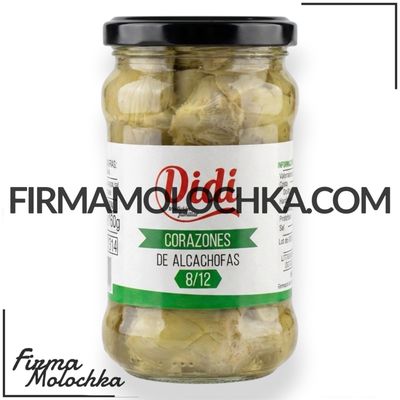 ТМ ДІДІ Артишоки (скло) 290/160грам (12шт/ящ)