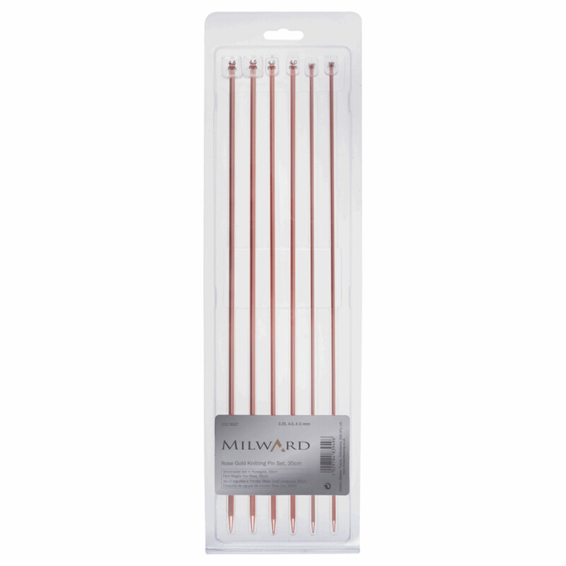 Set di ferri da maglia Rose Gold  (35 cm)