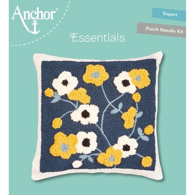 Anchor Essentials Punch Needle Kit - Cuscino floreale