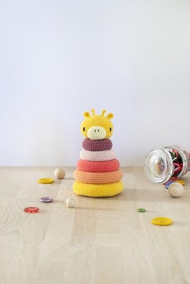 Giraffe Stacking rings kit - Anchor Crochet Kit