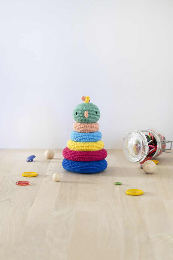 Parrot Stacking rings kit - Anchor Crochet Kit