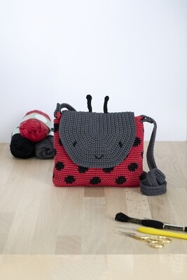 Kit Ladybug bag crochet- Anchor Crochet Kit