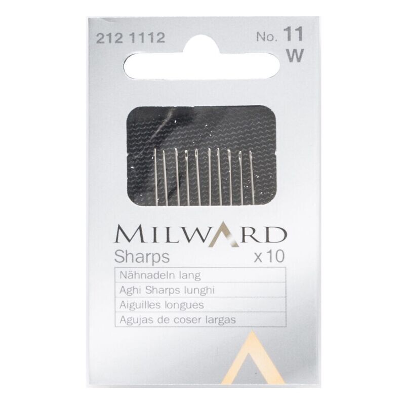 Aghi Sharp per cucire a mano n. 11