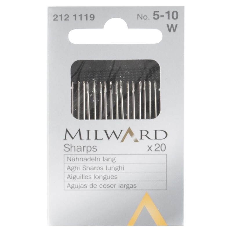 Aghi Sharp per cucire a mano n. 5-10