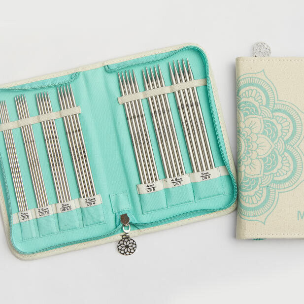 Set ferri doppia punta Knitpro Mindful Grateful 15cm (7paia)